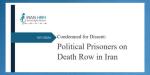 IRAN - Report on Political Prisoners (IHRM)