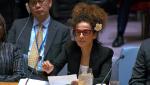 Masih Alinejad at the Security Council (Courtesy of UN Web TV)