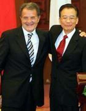 Prodi e Wen Jiabao