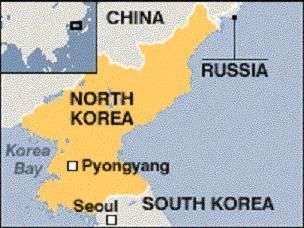 Corea del Nord mappa