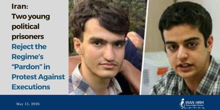 IRAN - Ali Younesi (R) and Amirhossein Moradi (L)