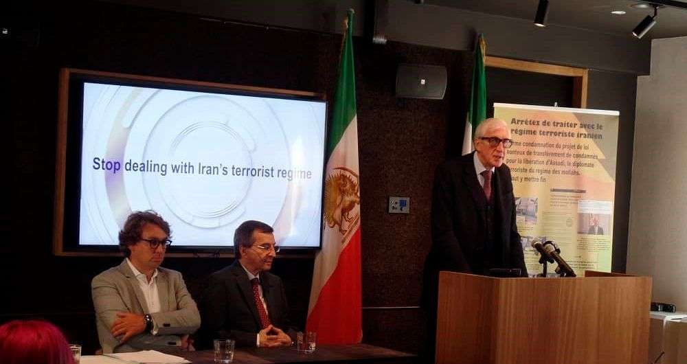 IRAN - Conferenza stampa del CNRI a Bruxelles