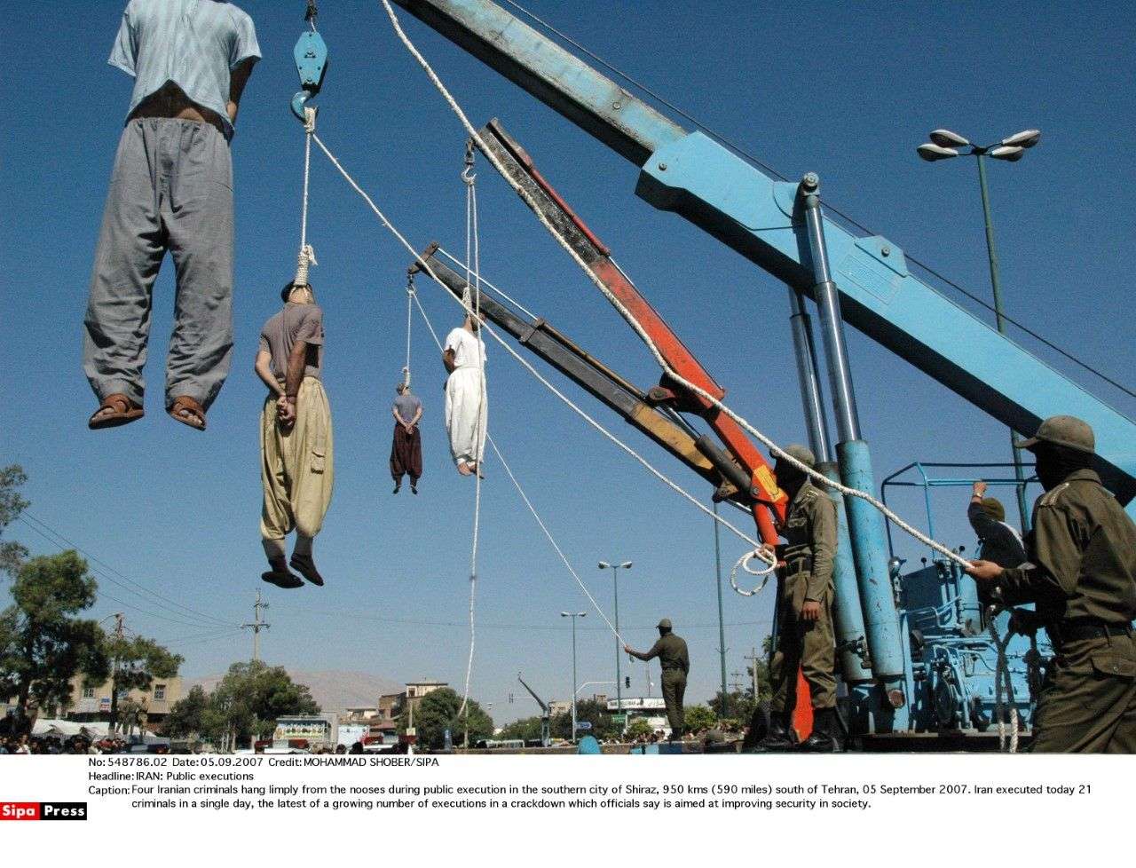 iran impiccati