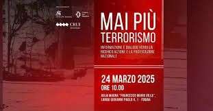 Mai più terrorismo Foggia