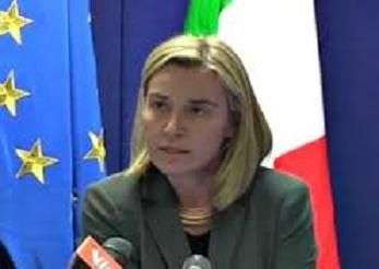 Il ministro degli Esteri Federica Mogherini