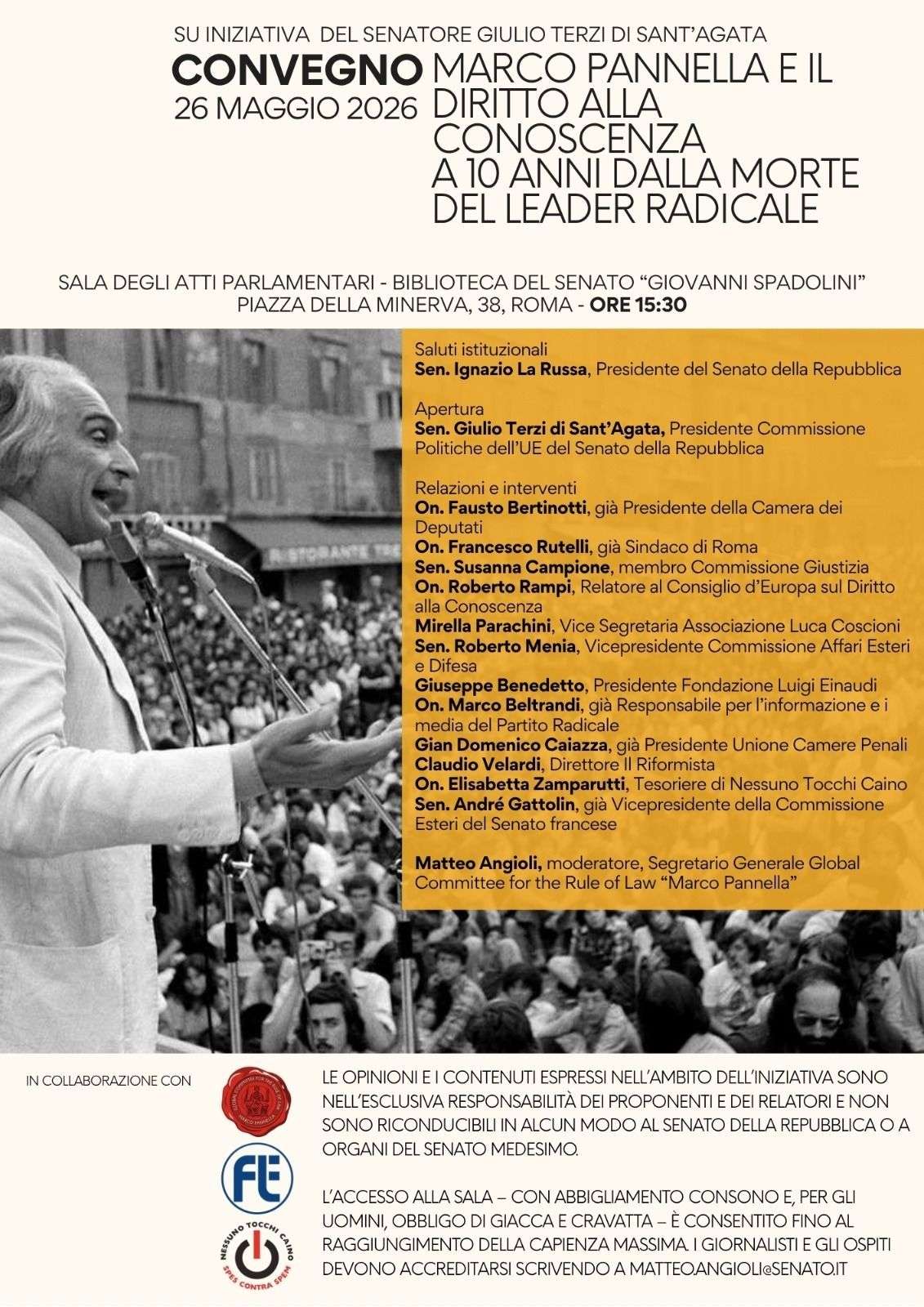 Pannella Convegno
