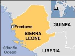 sierra leone mappa