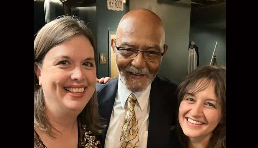 USA - Elwood Jones with members of his legal team. Photo courtesy of Ignite Peace