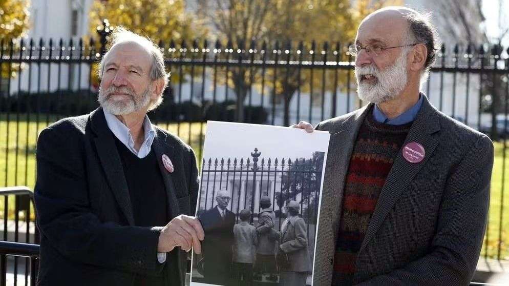 USA - Michael (left) and Robert Meeropol